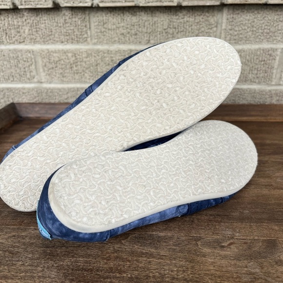 TOMS Alpargata Blue Tie-Dye Canvas Loafers Size 7.5 - Picture 9 of 10